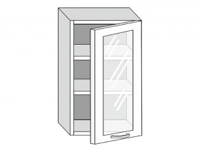 19.50.3 Шкаф настенный (h=913) на 500мм с 1-ой стекл. дверцей в Урае - uraj.magazinmebel.ru | фото