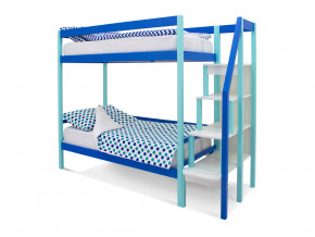 Двухъярусная кровать Svogen мятно-синий в Урае - uraj.magazinmebel.ru | фото