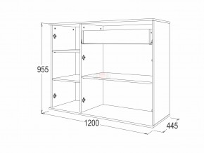 Комод 10 фант ясень анкор в Урае - uraj.magazinmebel.ru | фото - изображение 2