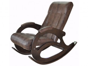 Кресло-качалка К 5/1 коричневый крокодил в Урае - uraj.magazinmebel.ru | фото