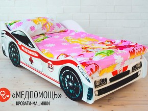 Кровать детская машина Медпомощь в Урае - uraj.magazinmebel.ru | фото