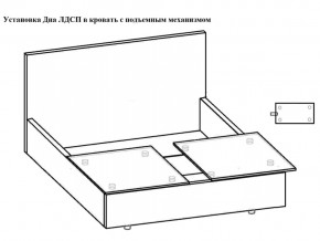 Кровать Феодосия норма 140 с механизмом подъема и дном ЛДСП в Урае - uraj.magazinmebel.ru | фото - изображение 5