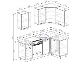 Кухонный гарнитур Дели 2000х1200 в Урае - uraj.magazinmebel.ru | фото - изображение 2