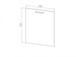 П 60 Комплект для посудомоечной машины 600 мм (цоколь + фасад) ЛДСП в Урае - uraj.magazinmebel.ru | фото