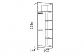 Шкаф для одежды Фанк НМ 014.07 М в Урае - uraj.magazinmebel.ru | фото - изображение 3
